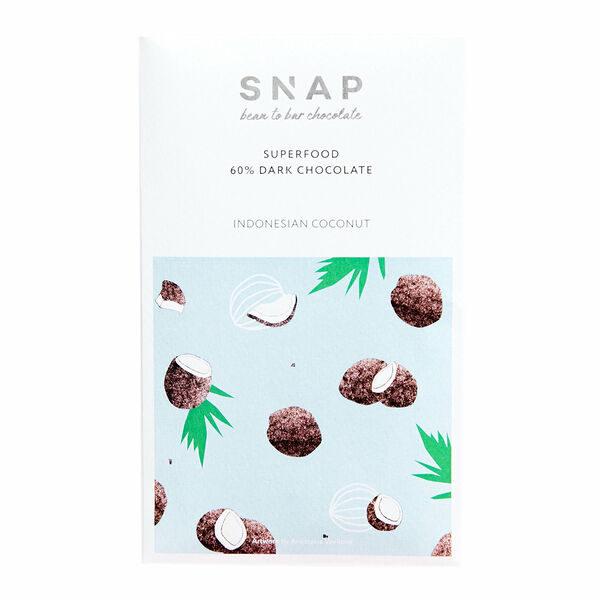 Шоколад горький 60% с мякотью кокоса Superfood ТМ Snap