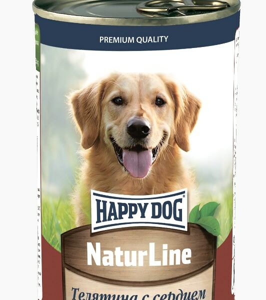 Корм для собак Happy Dog Телятина и сердце