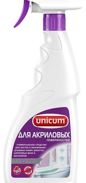 Средство для ванной Unicum для акриловых поверхностей