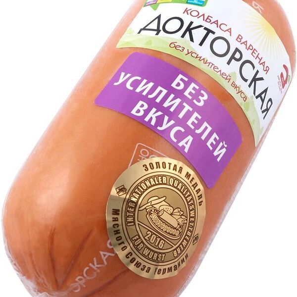 Колбаса варёная МД Бородина Докторская высший сорт, 500г