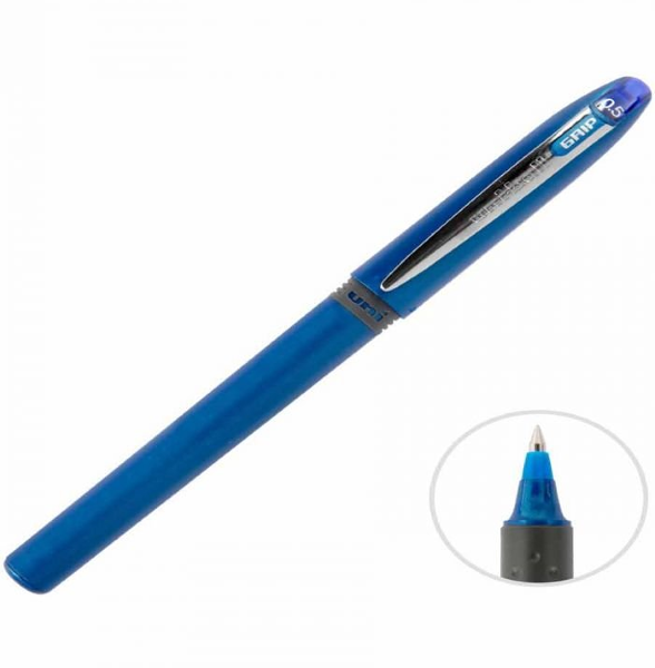 Ручка-роллер, 0.5 мм, синяя, GRIP