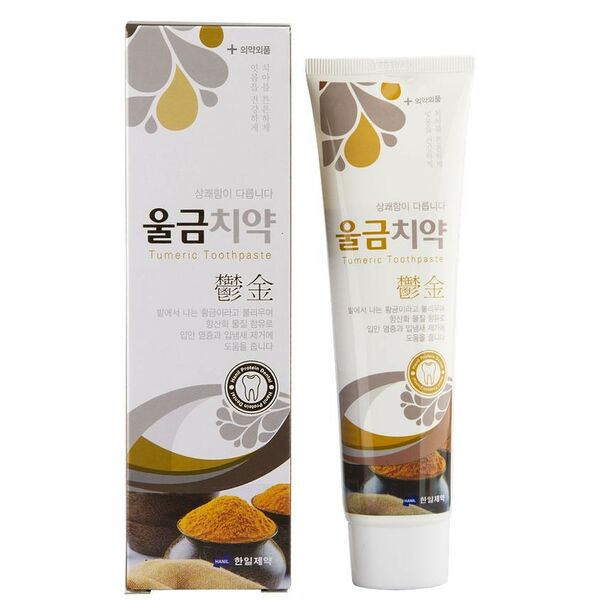 Паста зубная Hanil с экстрактом куркумы отбеливающая 180 г