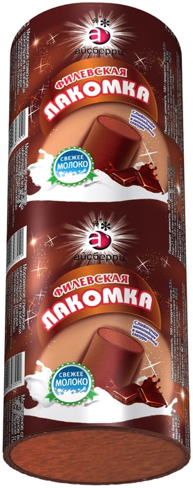 

Мороженое сливочное Филевское Лакомка шоколадное в глазури 90 г