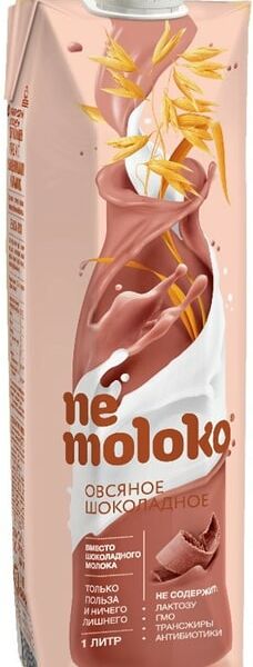 Напиток овсяный Nemoloko Шоколадный 3.2% 1л