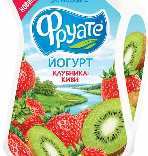Йогурт Фруате Клубника-киви 1.5% 250г