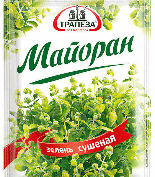 Майоран сушёный Трапеза зелень
