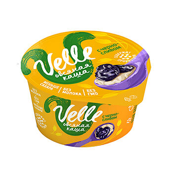 Продукт овсяный ферментированный Velle Каша с черносливом