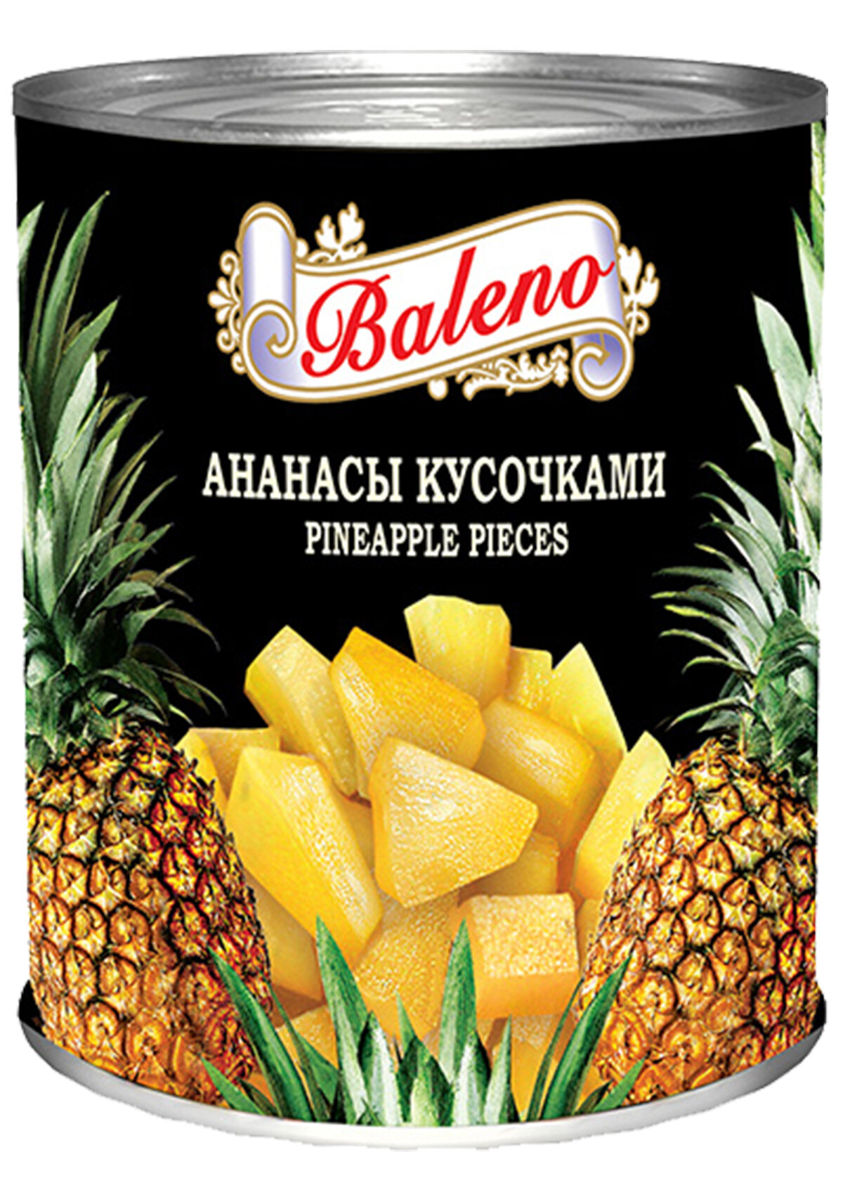 

Ананасы Baleno кусочками в сиропе 580 мл