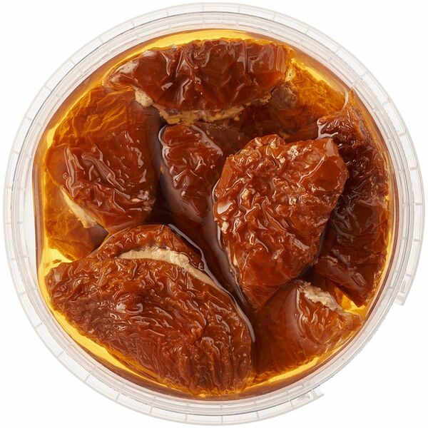 Томаты вяленые фаршированные сливочным сыром в масле Шеф Перекрёсток, 250г