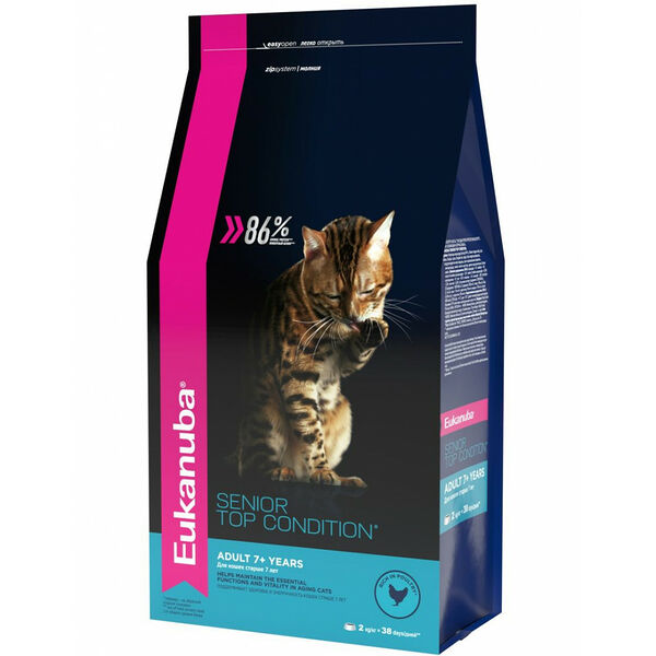 Eukanuba Senior top condition для кошек старше 7 лет 400 г