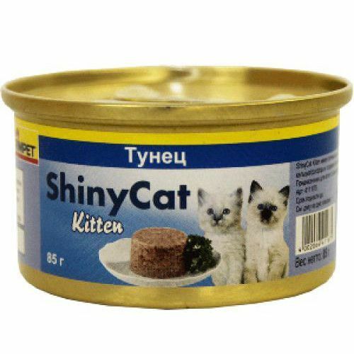 Корм для котят GIMBORN GimPet Shiny Cat, Цыпленок конс.70г