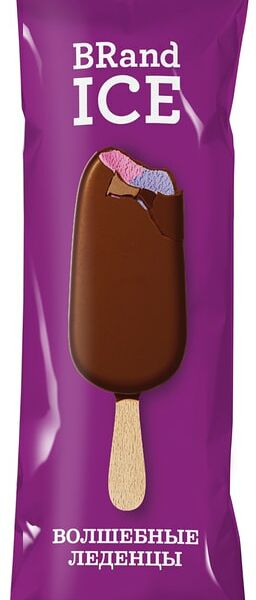 Мороженое BRandICE сливочное Волшебные леденцы 70г