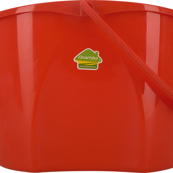 Ведро со сливом MARTIKA Престо овальное 12л Арт. C647
