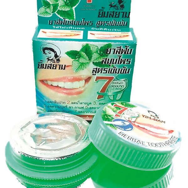 Растительная зубная паста Nokthai Yim Siam Concentrate Herbal Toothpaste 25 г