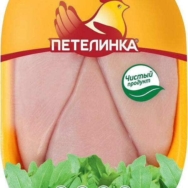 Филе цыплёнка бройлера Петелинка без кожи охлаждённое, 750г