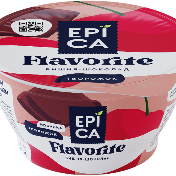 EPICA Flavorite Дес творож вишня/шоколад 8,1%  пл/ст