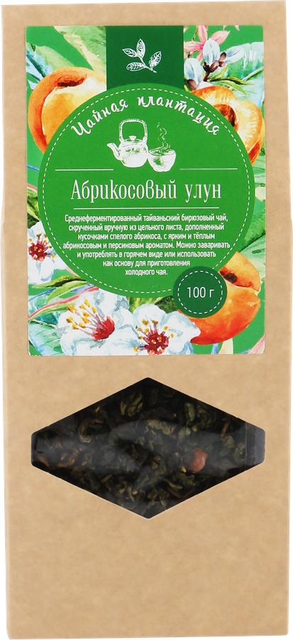 

Чай зеленый ЧАЙНАЯ ПЛАНТАЦИЯ Улун абрикосовый, листовой