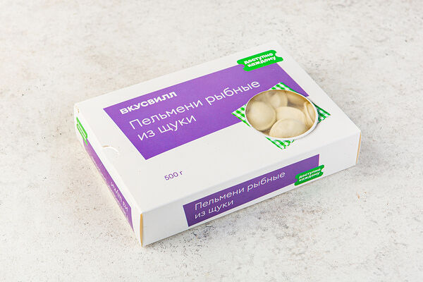 Пельмени рыбные из щуки, 500 г(Продукт замороженный)