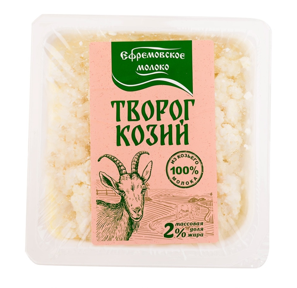 

Творог козий Ефремовское молоко 2%, 180 г