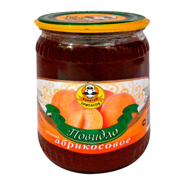 Повидло Капитан Припасов абрикосовое 620г