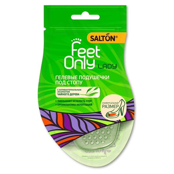 Салтон Фит Онли подушечка для стопы гелевая д/женщин №2