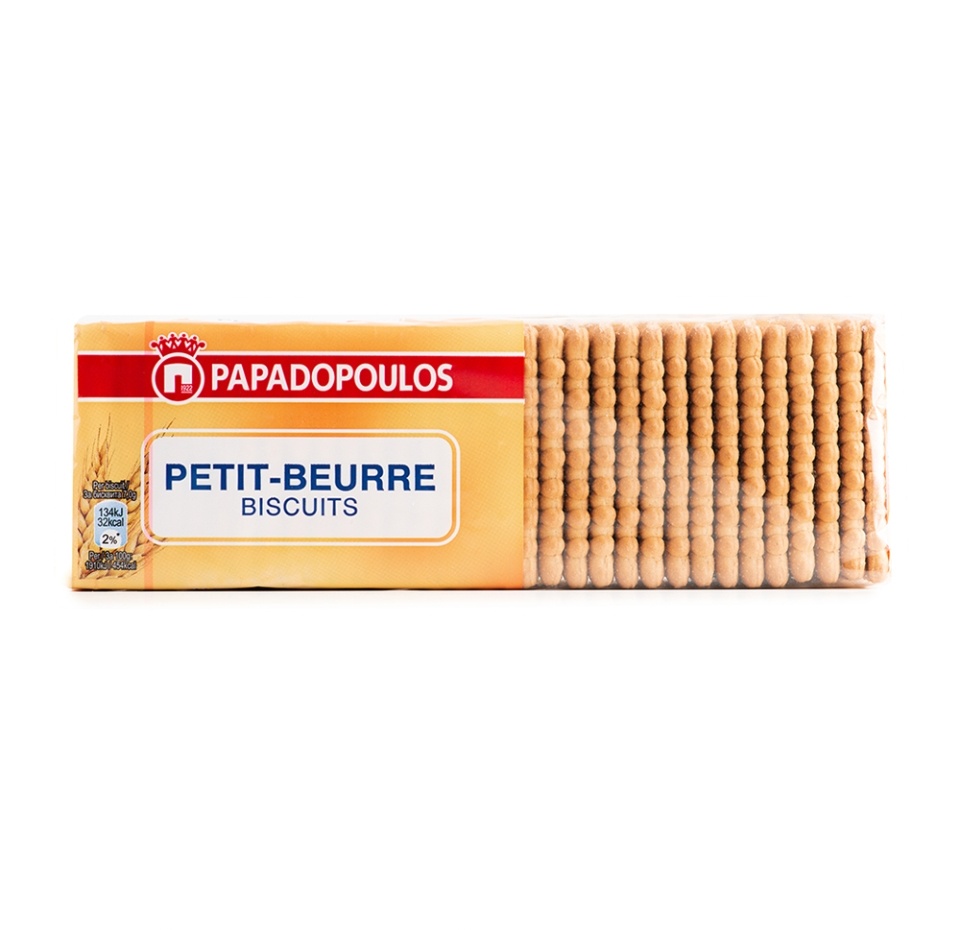 

Печенье Papadopoulos Petit Beurre затяжное c цельнозерновой мукой 225 г