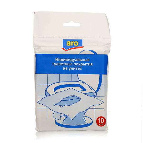 Индивидуальные туалетные покрытия на унитаз ТМ Aro (Аро)