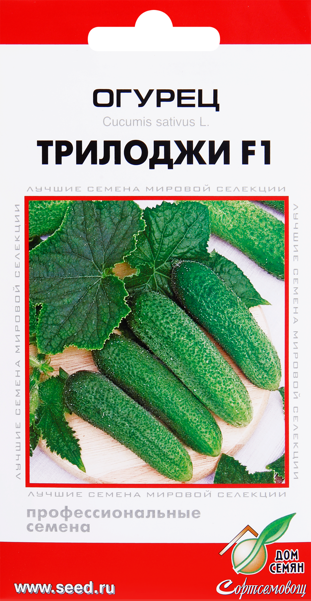 

Семена ДОМ СЕМЯН Огурец Трилоджи F1, 6шт, 5г