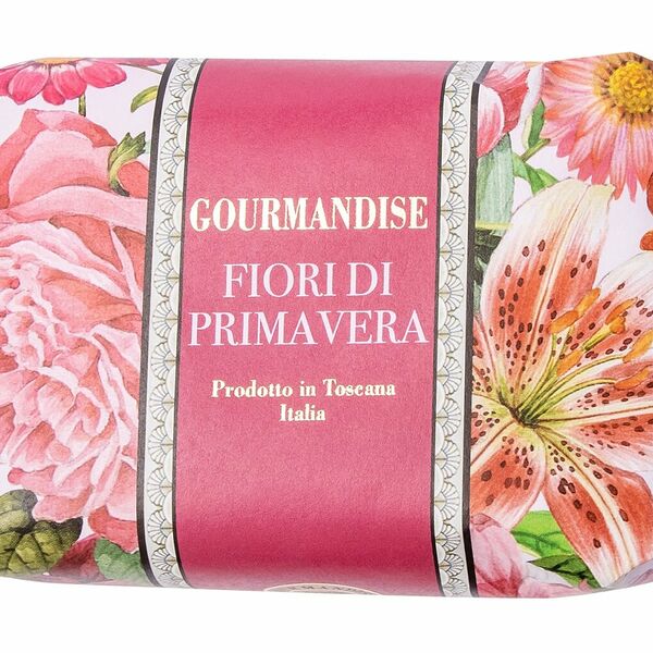 GOURMANDISE Мыло натуральное парфюмированное Весенние цветы, 200 г