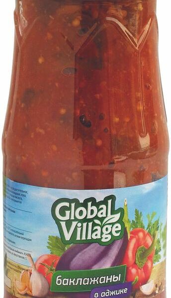 Баклажаны Global Village в аджике 510г
