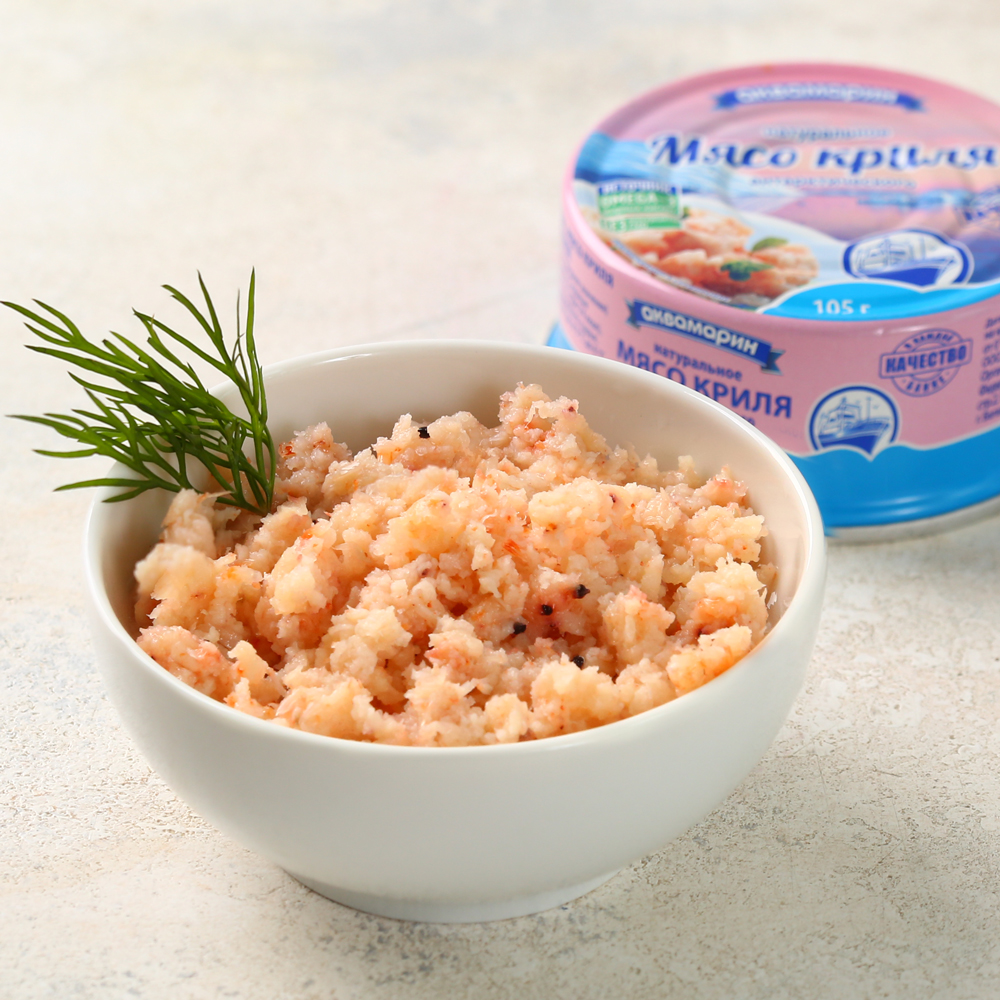 

Мясо криля Аквамарин натуральное, 105 г