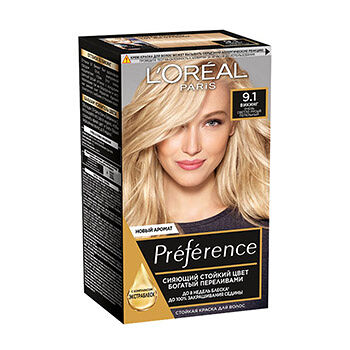 Стойкая краска для волос L'Oreal Paris Preference т.9.1 Викинг, 174 мл