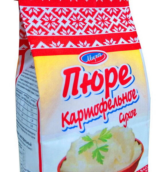 Сухое картофельное пюре фасованное ТМ Мира  по 240 гр в пакетах