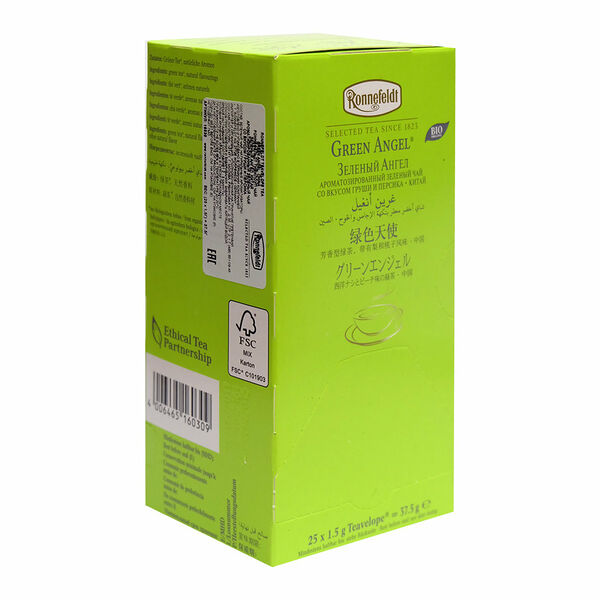 Чай зеленый ароматизированный Green Angel (Зеленый Ангел) 25*1,5г ТМ Ronnefeldt (Роннефелдт)