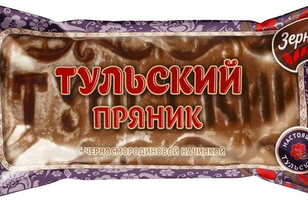 Пряник Зерница Тульский с черносмородиновой начинкой 140г