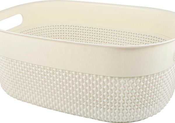 Корзина для хранения Plast Team Oslo 12л молочный туман