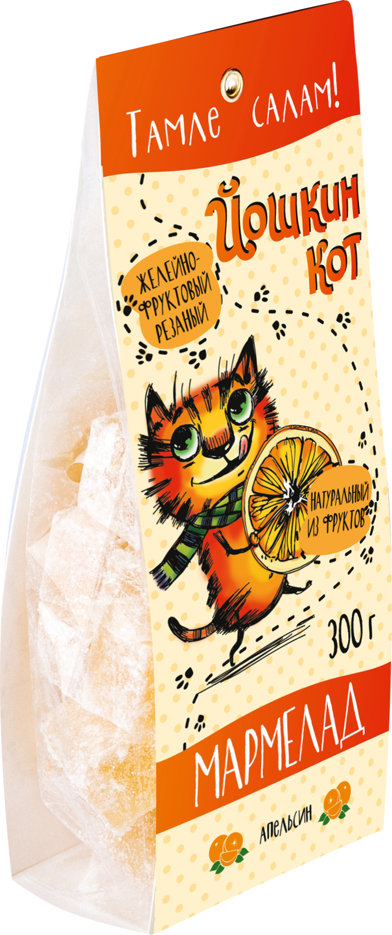 

Мармелад Йошкин Кот желейно-фруктовый из апельсина 300 г