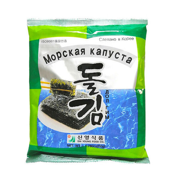 Морская капуста обжаренная Дол Гим, 50 г