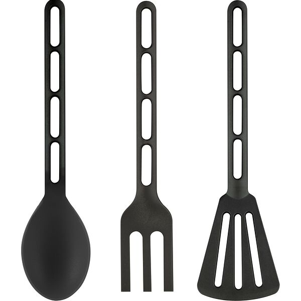 Набор аксессуаров для кухни Prestige, 3 шт, черный, пластик, 24.3 см