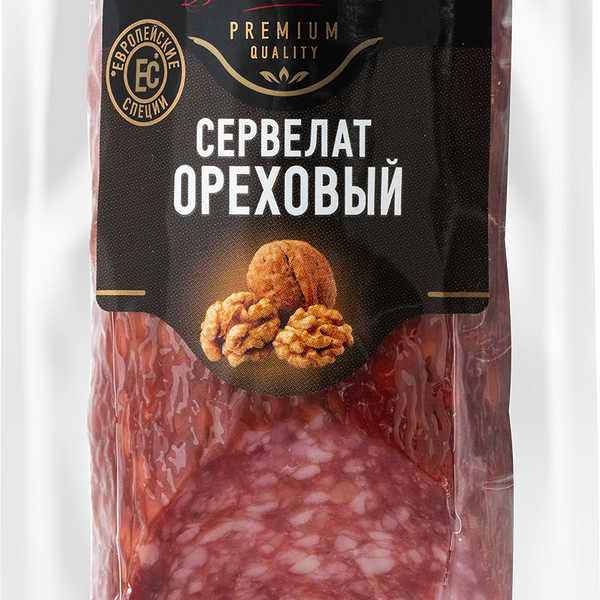 Колбаса сырокопченая SCHNELLER Сервелат Ореховый