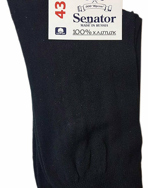 Носки мужские черные р.25 ТМ Senator (Сенатор)
