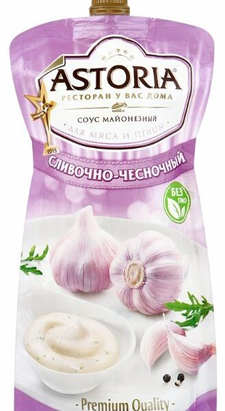 Соус для мяса и птицы майонезный сливочно-чесночный Astoria