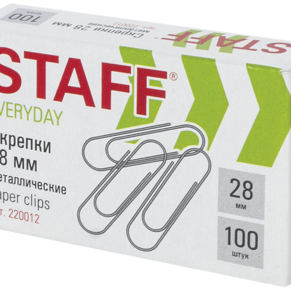 Скрепки Офисмаг металлические 28мм