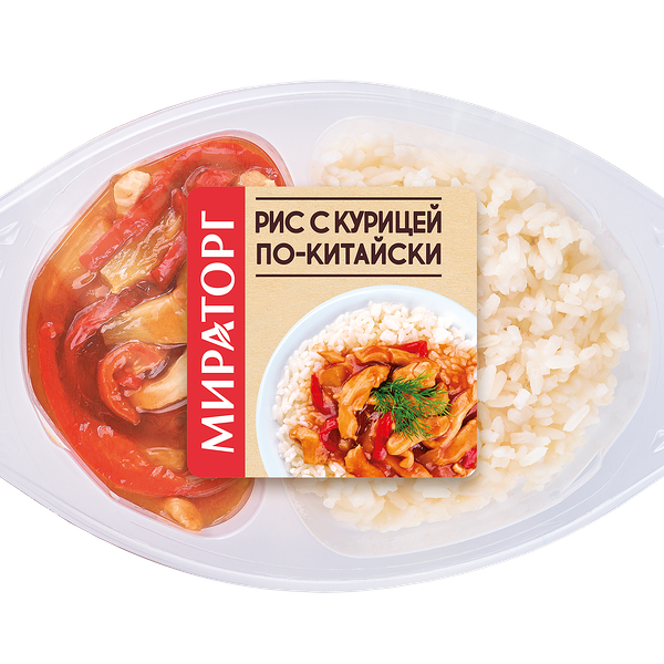 Рис с курицей в кисло-сладком соусе по-китайски 250гр Мираторг