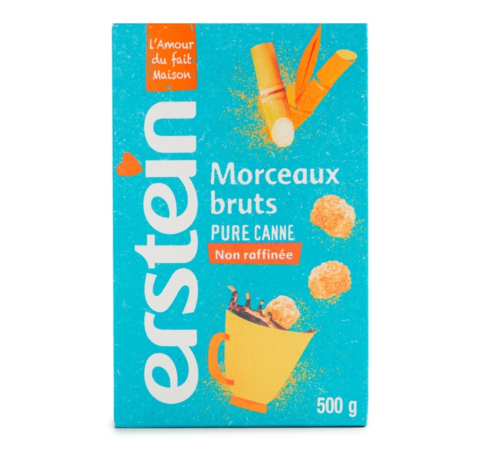 

Сахар тростниковый Erstein кусковой 500 г