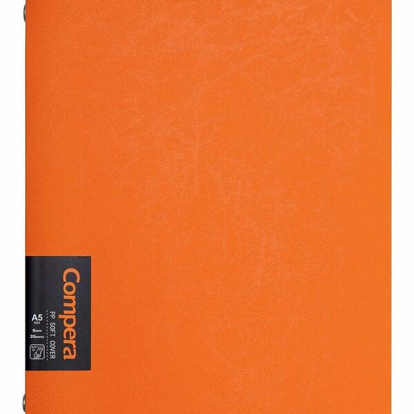 Бизнес-тетрадь Тетрадь  на кольцах А5, лин, 50 л Comix Compera Original, C7005 OR оранж