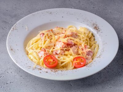 Карбонара с беконом