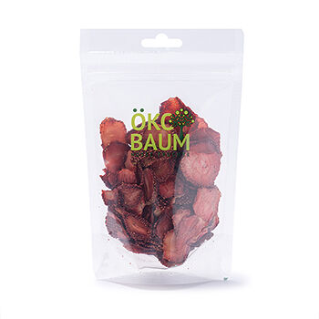 Сухофрукты OKO BAUM клубника сушеная слайсы (без сахара) 60г, Россия
