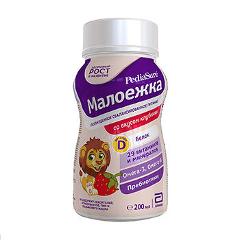 Питание детское PediaSure Малоежка со вкусом клубники 200 мл