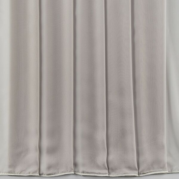 Гардина Вуаль шелк с утяжелителем, 300х260 см, серый, тюль